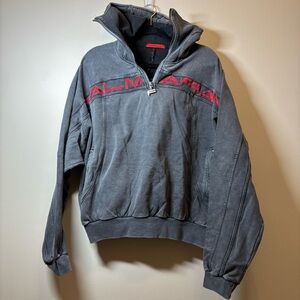 Falmaran Gray Half-Zip Sweatshirt Komodo - OG Grey